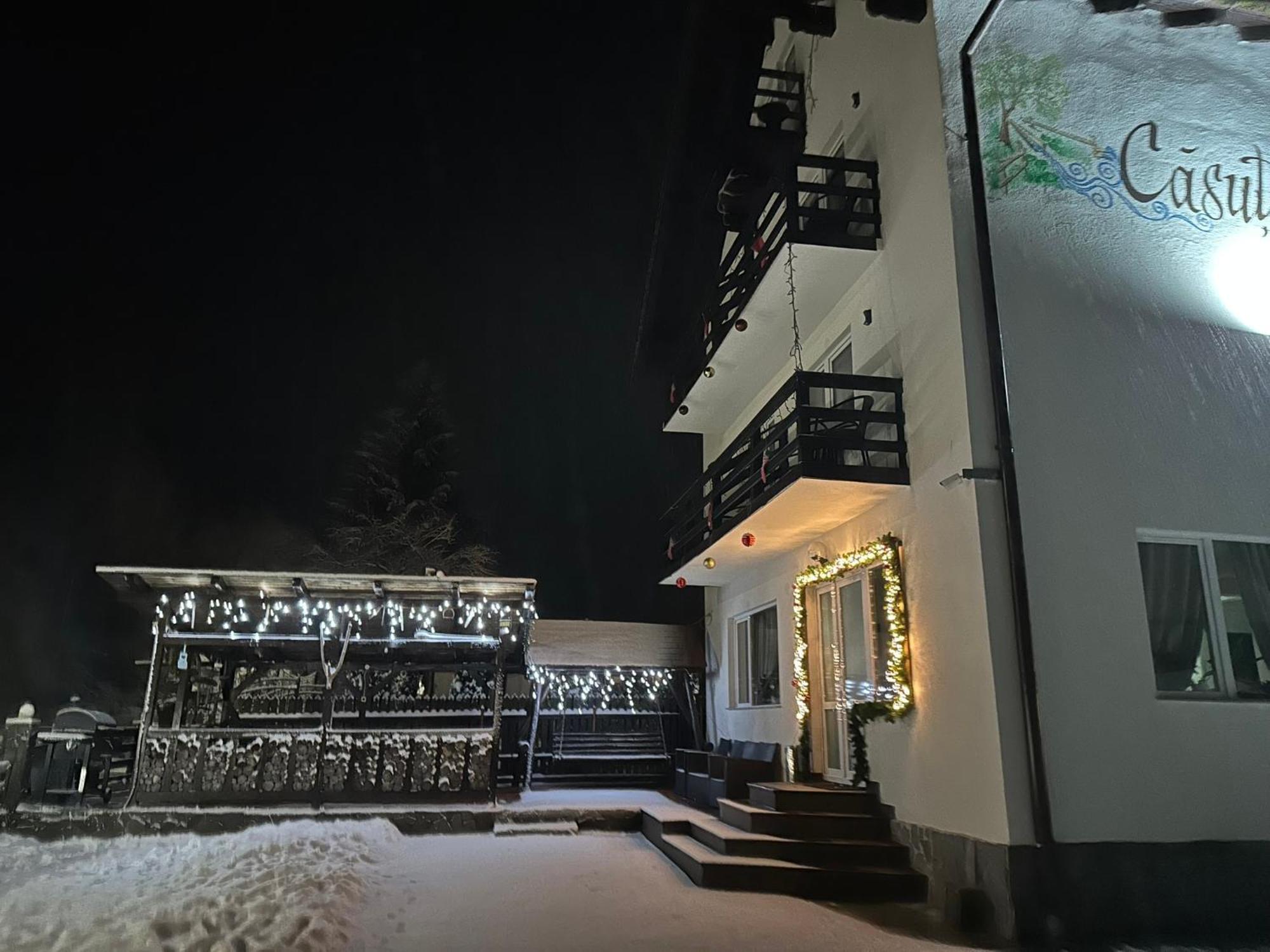 Hotel Casuta De Langa Izvor Moeciu De Sus Exterior foto